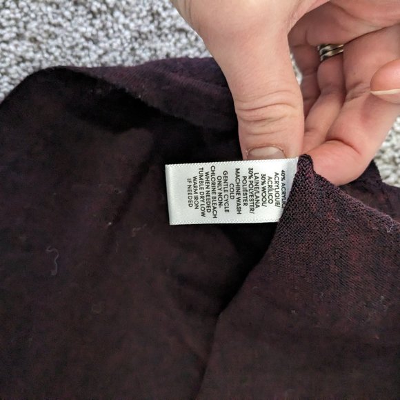 LOFT Maroon Lightweight Sweater - Picture 7 of 7